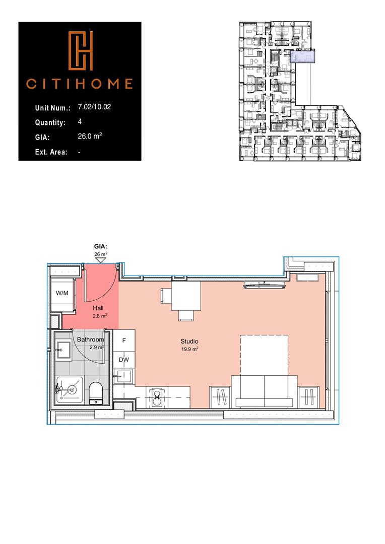 Image of Apartment - 1 Bathrooms for Sale in Victory Suites-Gibraltar, Image 5